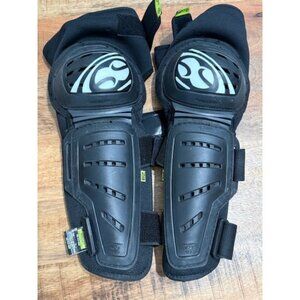 IXS Mallet Knee Shin Guards Black Large Squeezebox Nonslip Armadillo Duo Aeromes